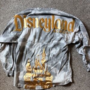 Disneyland Resort Sleeping Beauty Gold Castle Spirit Jersey size small